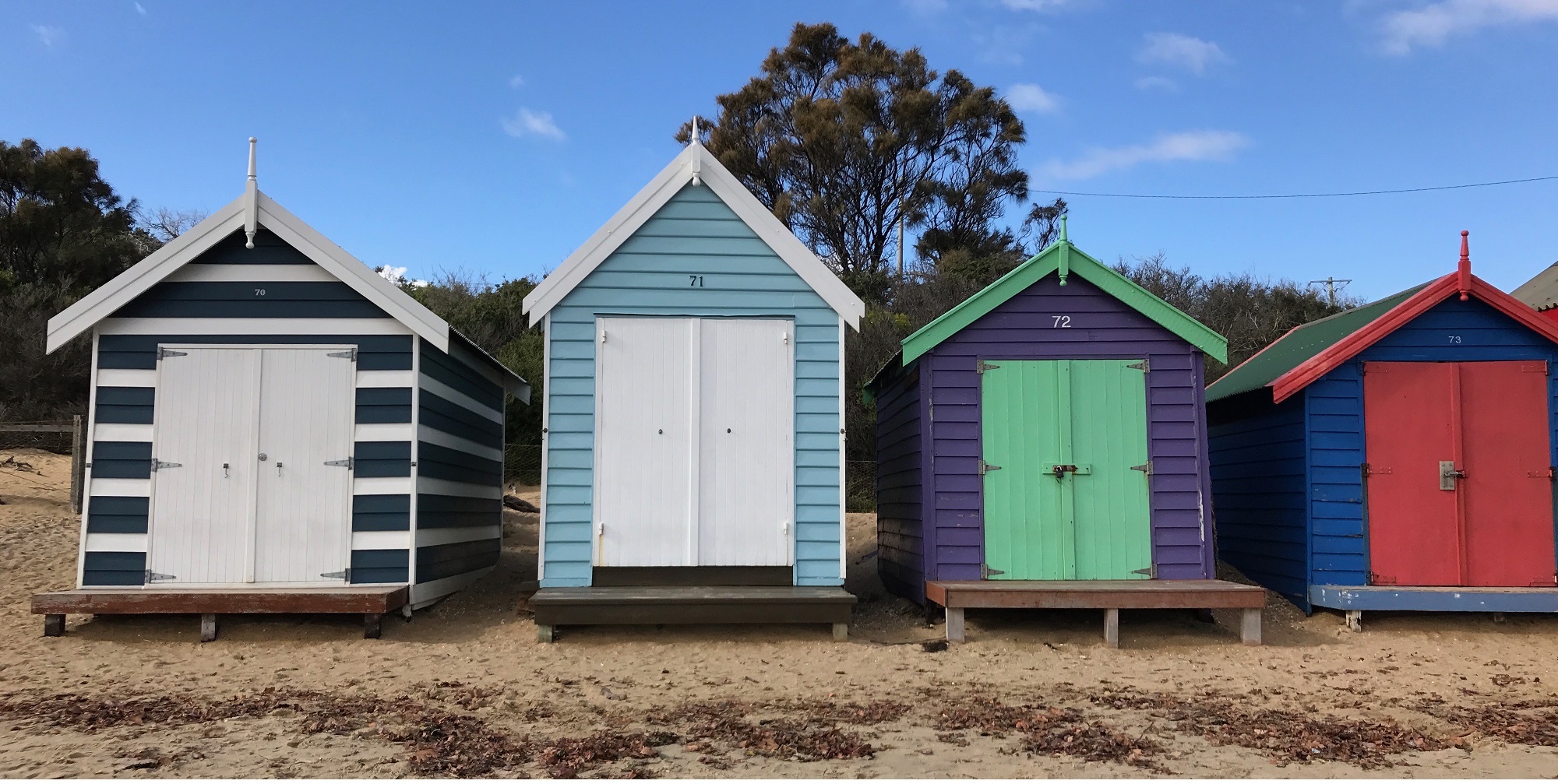 beach huts